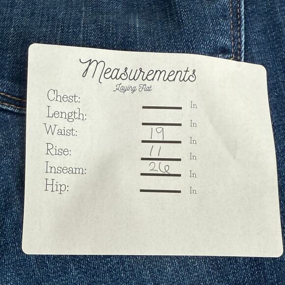 J. Crew Crop Ankle 8" Mid Rise Stretch Skinny Slimming Jean 34 Blue Dark Wash - Picture 8 of 15